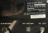 Panasonic NV-B50 AC Adaptor 120V 60Hz 1A 97W For NV-9400 Video Tape Recorder