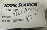Total Source J81WF/00 Ignition Wire Kit HY 326829 For Forklifts