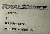 Total Source NI22450-E0729 Ignition Wire Kit ET7BT/00 For Forklifts
