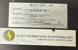 Electromotive Systems MAC-105JR Motor Acceleration Control 230/460V 8A MAC105JR