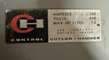 Cutler-Hammer 4143H343 Safety Switch Type D 100A 125-250V 240VAC 3 Wires