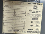 Square D QOC-12 QO Load Center Series D1 12 Space w/ (11) Breakers