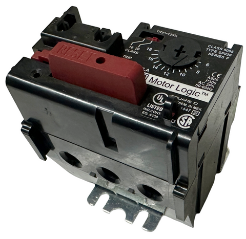 Square D 9065SF020 Motor Logic Solid State Overload Relay Series F 600V 3-Pole