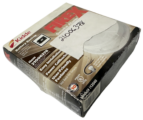 Kidde i12040 Smoke Alarm 120V Hardwired Interconnect w/ Battery Backup 21006378