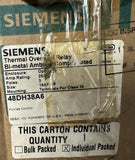Siemens 48DH38A6 Thermal Overload Relay 3-Pole Bi-metal 600VAC Max