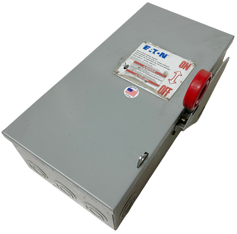 Eaton DH361UGK Heavy Duty Safety Switch Non-Fusible 30A 3-Pole 600VAC NEMA 1