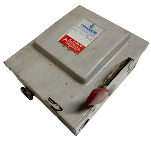 Challenger GD321SNC General Duty Safety Switch Fusible 30A 240V 3P NEMA 1