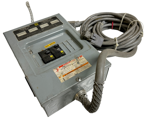 Square D QO6-12L100S QO Load Center Series G4 1-Ph 100A 6-Space w/ (2) Breakers