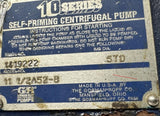 Gorman-Rupp 11 1/2A52-B 10 Series Self-Priming Centrifugal Pump Cast Iron 1-1/2"
