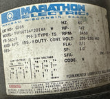 Ingersoll Rand SMP 1000 Pump 1x4 1/2-4-C w/ Marathon TVF56T34F2014A Motor 1/2HP