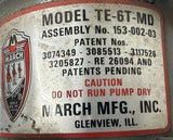 March TE-6T-MD Magnetic Drive Pump w/ Leeson Electric Motor 1/2HP 3450 RPM