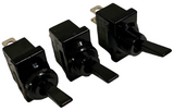 Lot of (3) Carling Toggle Switch Black 10A 125V / 5A 250V AC 1/2HP