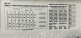 Northern Telecom NTE024AA Remote Power Interface RPI-16 Module NTE00020 NTPQ01AA
