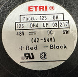 ETRI 125DH DC Brushless Axial Fan 48V 6W 125DH4LP03217