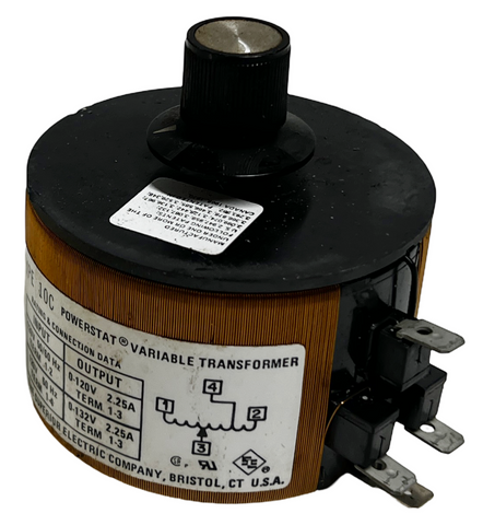 Superior Electric 10C Powerstat Variable Transformer 120V 0-132V 50/60Hz 2.25A