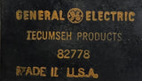 General Electric Tecumseh 82778 Relay