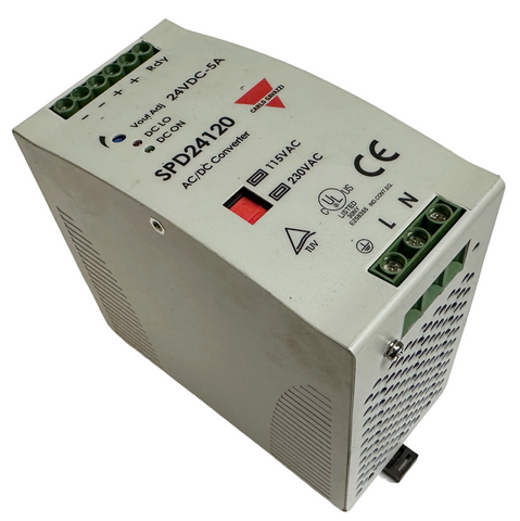 Carlo Gavazzi SPD241201 Switching Power Supply 24VDC 5A 120W DIN Rail Mount