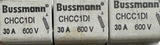 Lot of (3) Bussmann CHCC1DI Modular Fuse Holder Class CC 30 A 600 V 1-Pole