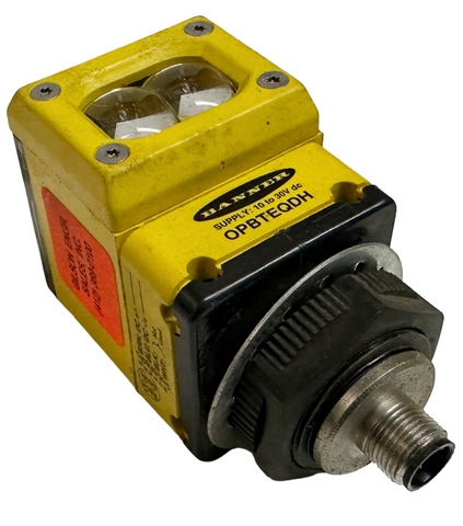 Banner OPBTEQDH Omni-Beam Power-Block Photoelectric Sensor 10-30 VDC 4-Pin