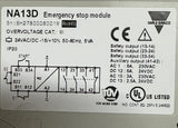 Carlo Gavazzi NA13D Emergency Stop Module 24 VAC/DC 50/60Hz 5VA DIN Rail Mount