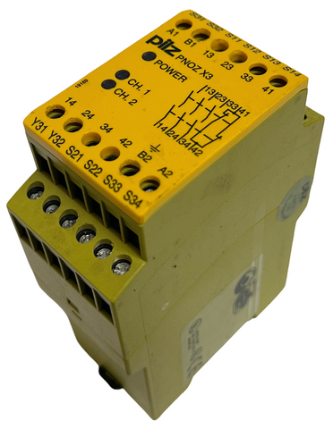 Pilz PNOZ X3 Safety Relay 24 V AC/DC 3 N/O + 1 N/C 774310