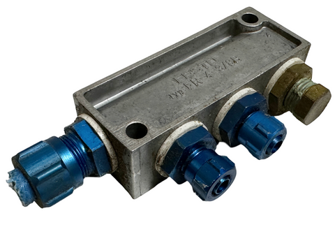 Festo FR-4-3/8B Pneumatic Distributor Block Manifold 3 Outputs G3/8 FR-4-3/8-B