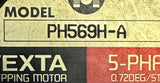Oriental Motor Vexta PH569H-A Stepping Motor 5-Phase 0.72°/Step 2.3A 0.85Ω