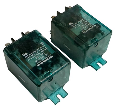 Lot of (2) Midland Ross 157-32T300 Relay 2PDT 120 VAC