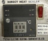 TEW THS-400 Direct Heat Sealer Control Panel 110V 420W 0-400°C