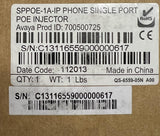Avaya SPPOE-1A IP Phones Single Port PoE Injector 700500725