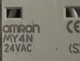 Omron MY4N Relay 24VAC 4PDT w/ Socket
