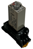 Omron H3YN-4 Solid State Timer Relay 24V 4PDT 0.1s-10min w/ Socket