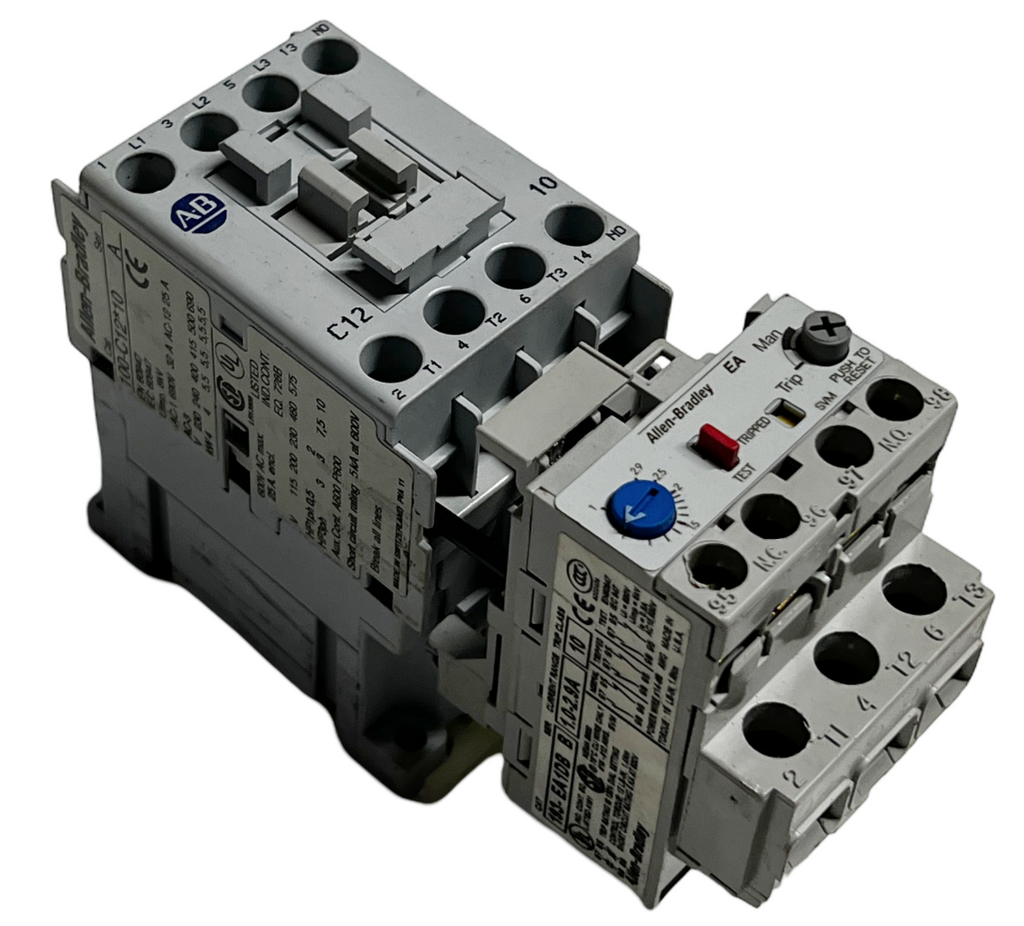 Allen-Bradley 100-C12*10 Contactor Series A w/ 193-EA1DB Overload Rela