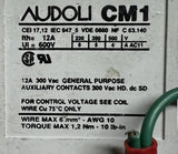 Audoli CM1 Auxiliary Contactor 12A 600V Coil