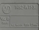 Lot of (20) Allen-Bradley 1492-WTF3 Terminal Block 10A 300V Gray
