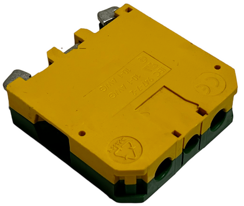 Siemens 8WA1011-1PM00 Terminal Block Green/Yellow 35mm² DIN Rail Mount