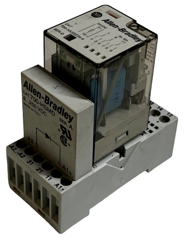 Allen-Bradley 700-HA33Z24-4 Relay w/ 700-HSMD Suppressor & 700-HN203 Socket