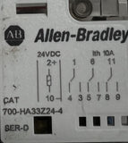 Allen-Bradley 700-HA33Z24-4 Relay w/ 700-HSMD Suppressor & 700-HN203 Socket