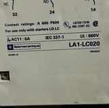 Telemecanique LD4-LC030 Integral 32 Motor Starter w/ LB6-LC03M22 & LD4-LC030