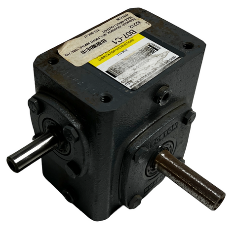 Boston Gear 71330J Right-Angle Worm Gear Reducer 30:1 Ratio 0.32 HP 713-30-J