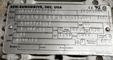 Sew-Eurodrive WA30/TDRS71S6 Gearmotor 0.33 HP 230/460 V 60 Hz 1100:15 RPM