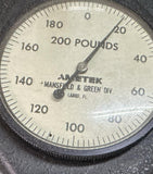 Ametek Hunter Spring Model RM Tensile Tester ML3339 w/ Gauge 200 LBS