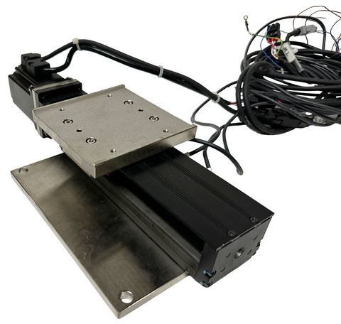 HIWIN Motorized Linear Stage 8” Travel w/ Delta ECM-A3L-C10602RS1 AC Servo Motor