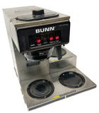 BUNN VP17-3 12-Cup Low Profile Pourover Coffee Brewer With 3 Warmers 13300.0003