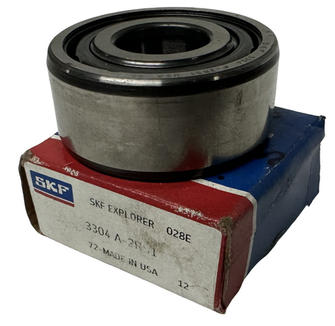 SKF 3304 A-2RS1 Double-Row Angular Contact Ball Bearing 20 mm x 52 mm x 22.2 mm