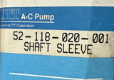 ITT Industries 52-118-020-001 Shaft Sleeve For A-C Pump