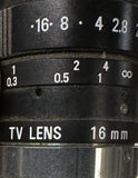Cosmicar/Pentax TV Lens 16mm 1:1.4