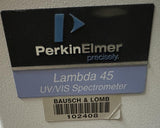 Perkin Elmer Lambda 45 UV/VIS Spectrometer