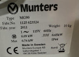 Munters MG90 Desiccant Dehumidifier 90m³/h Airflow 115V 60Hz