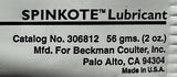 Beckman Coulter 306812 Spinkote Lubricant 56 g 2 oz